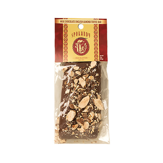 English Almond Toffee Bar, Milk Chocolate