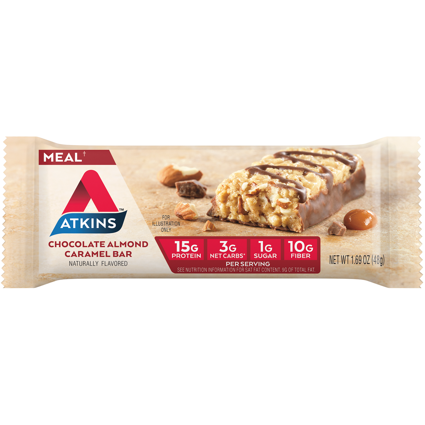 Chocolate Almond Caramel Bar