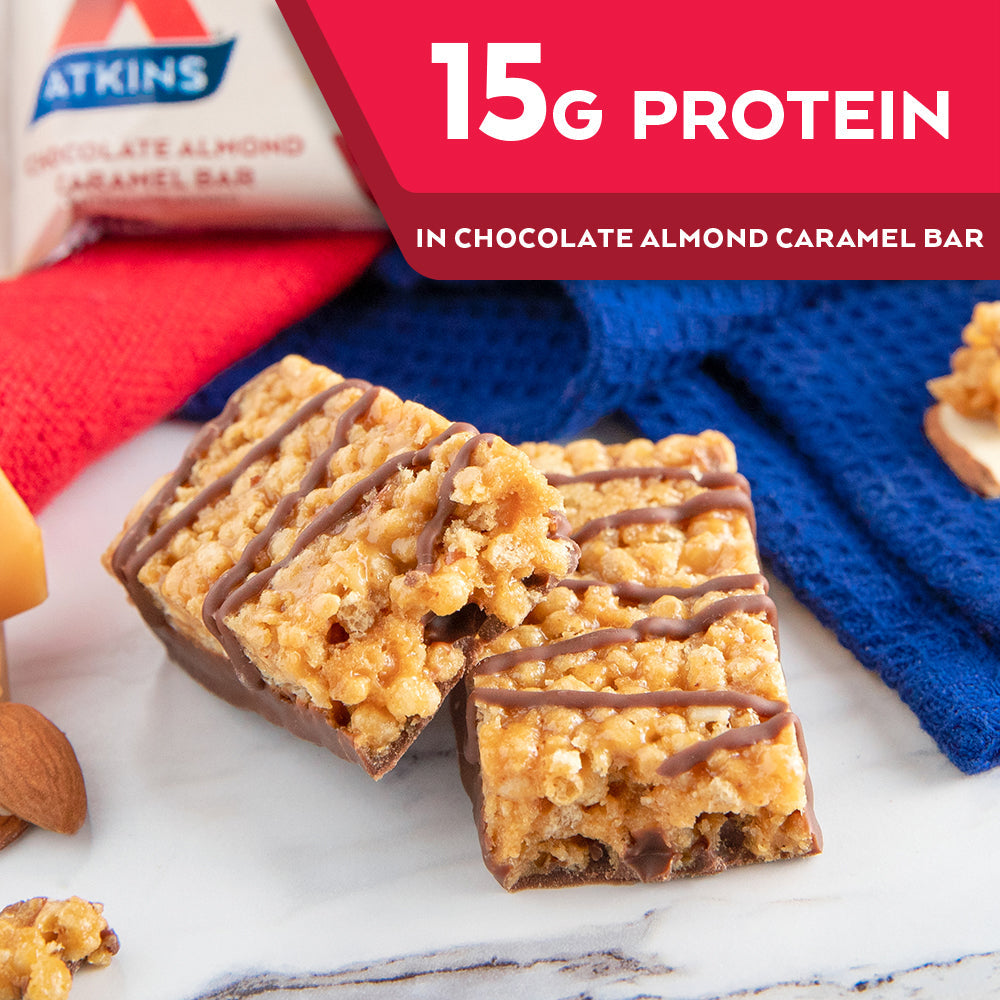 Chocolate Almond Caramel Bar