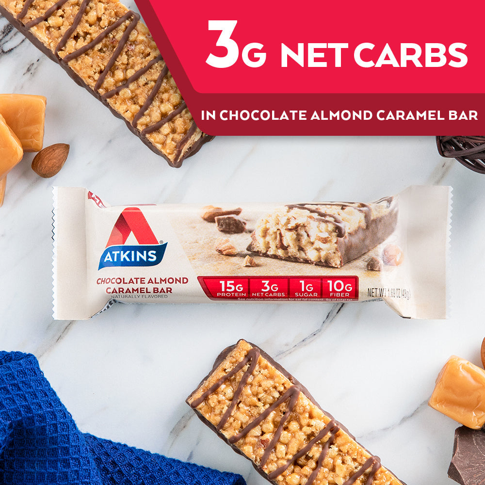Chocolate Almond Caramel Bar