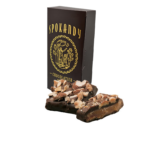 24 oz English Almond Toffee, Dark Chocolate