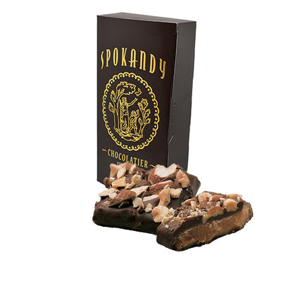 24 oz English Almond Toffee, Dark Chocolate