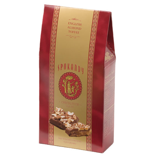6 oz English Almond Toffee, Milk Chocolate