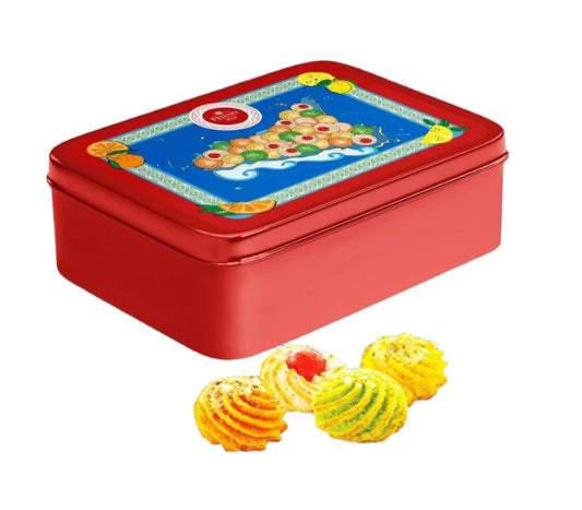 Peluso Sicilian Almond Paste Biscotti Gift Tin